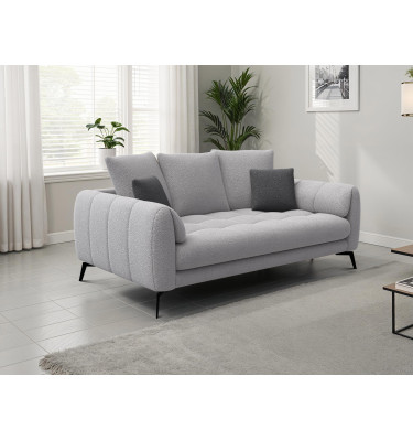 Sofa 2,5-Sitzer CALME, hellgrau