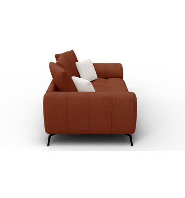 Sofa 2,5-Sitzer CALME, dunkelorange