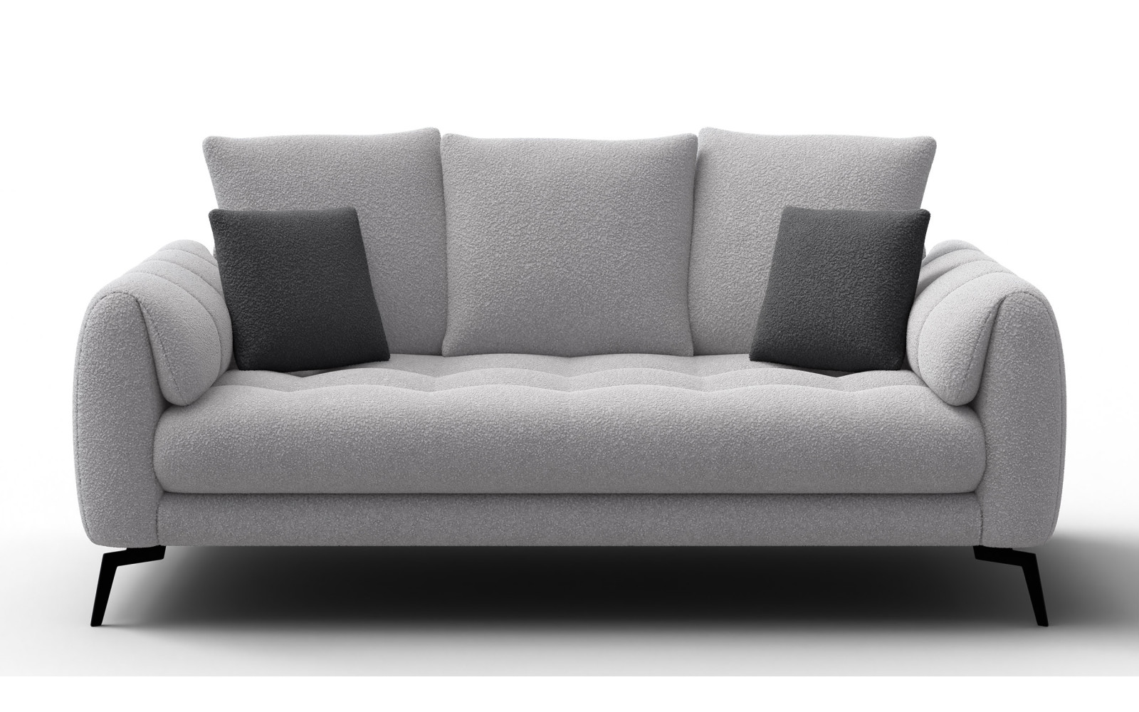 Sofa 2,5-Sitzer CALME, hellgrau