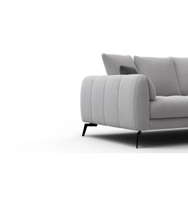 Sofa 2,5-Sitzer CALME, hellgrau