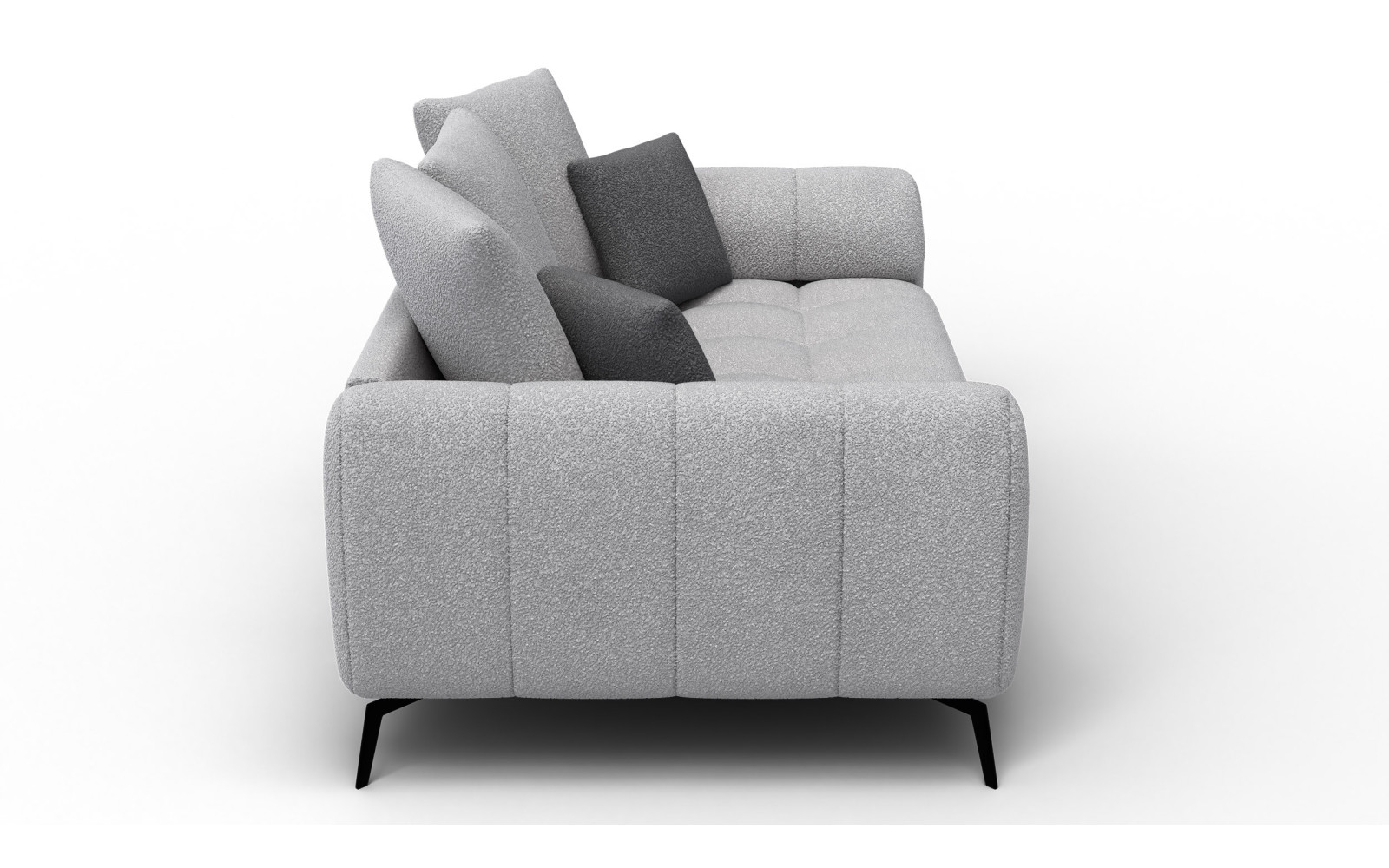 Sofa 2,5-Sitzer CALME, hellgrau