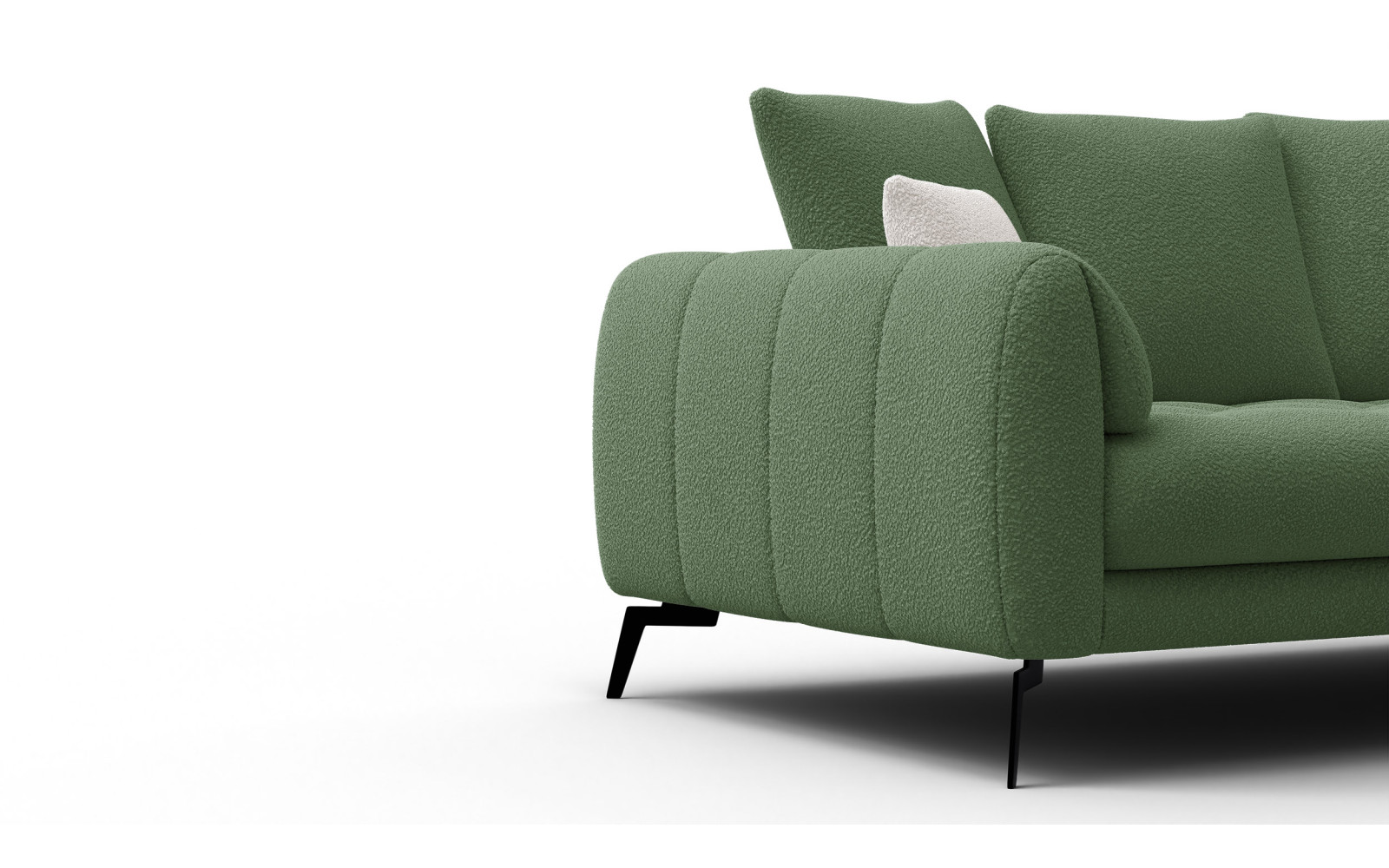 Sofa 2,5-Sitzer CALME, olive