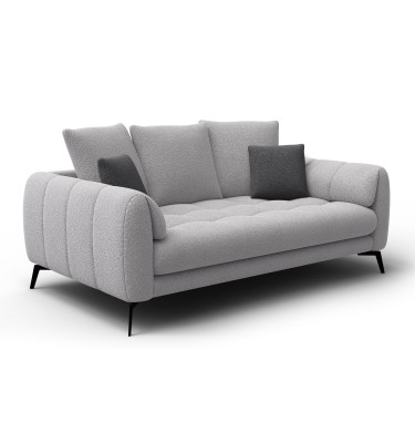 Sofa 2,5-Sitzer CALME, hellgrau