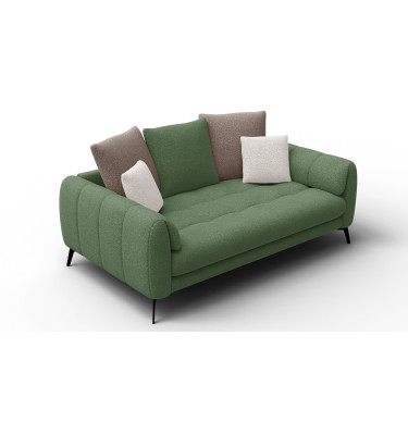 Sofa 2,5-Sitzer CALME, olive und beige