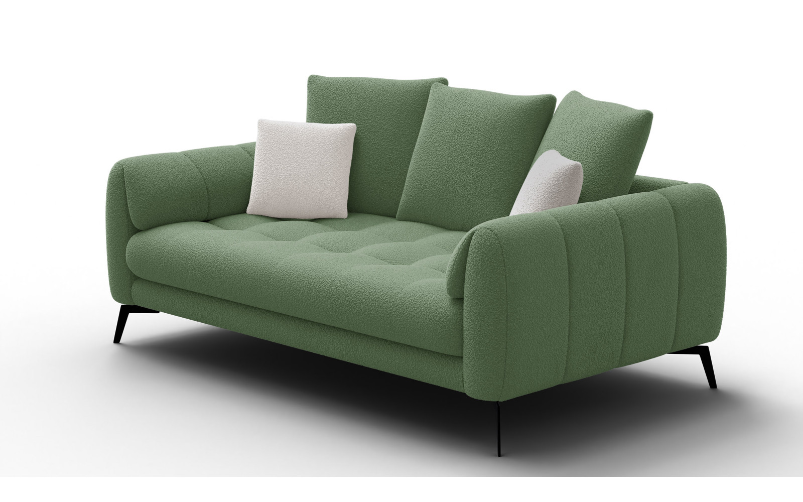Sofa 2,5-Sitzer CALME, olive