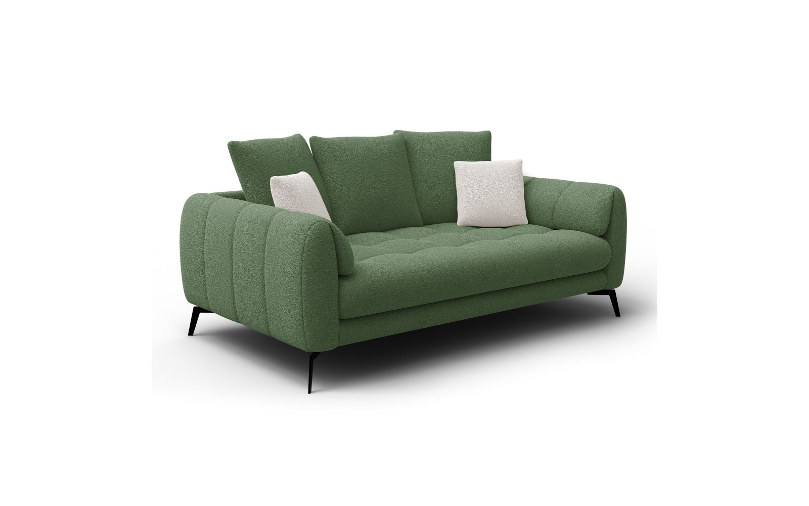 Sofa 2,5-Sitzer CALME, olive