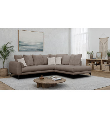Ecksofa 5-Sitzer CALME, creme