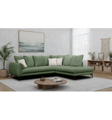 Ecksofa 5-Sitzer CALME, olive