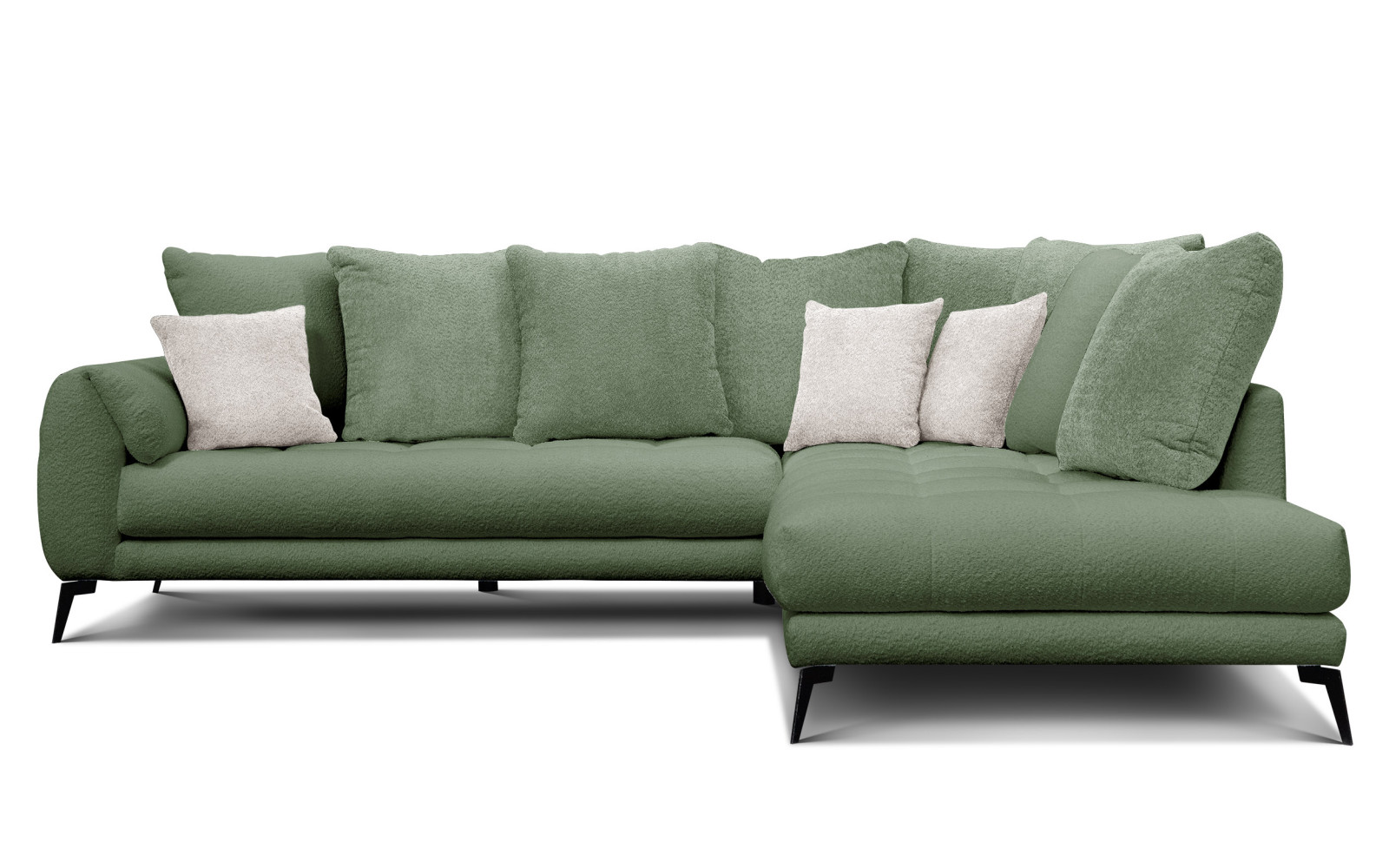 Ecksofa 5-Sitzer CALME, olive