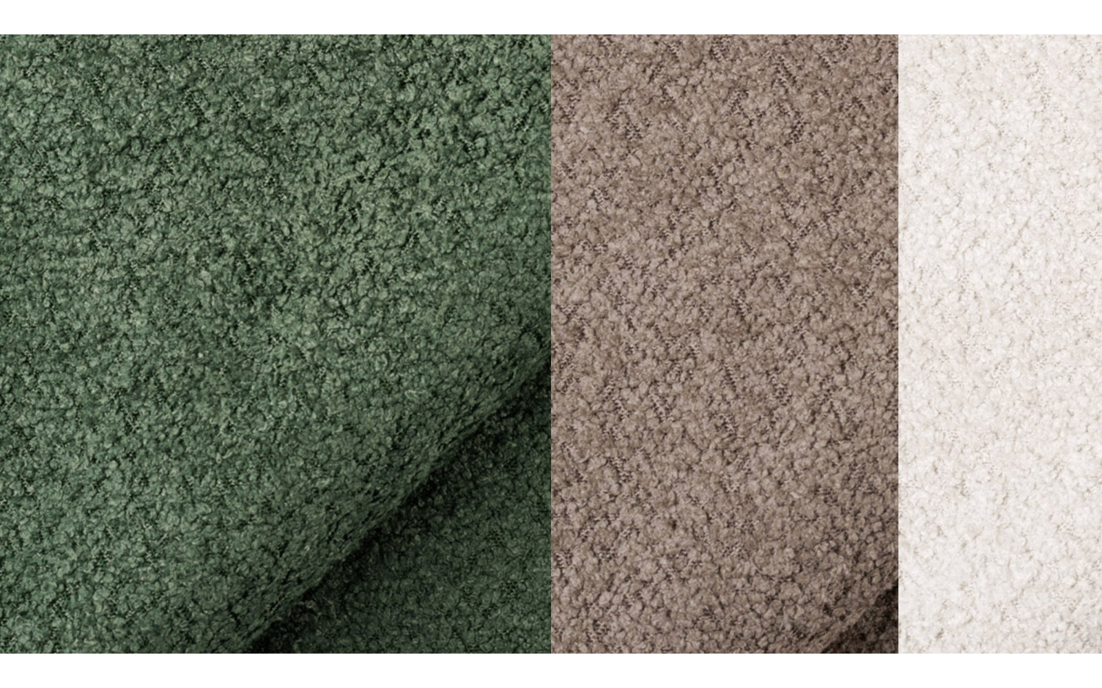 Ecksofa 5-Sitzer CALME, olive und beige