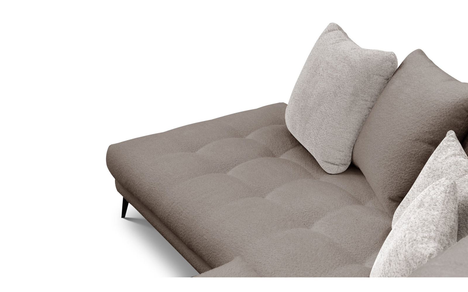 Ecksofa 5-Sitzer CALME, beige und écru