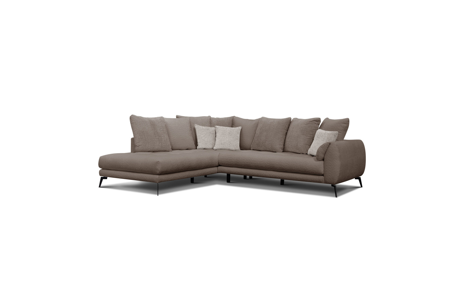 Ecksofa 5-Sitzer CALME, creme