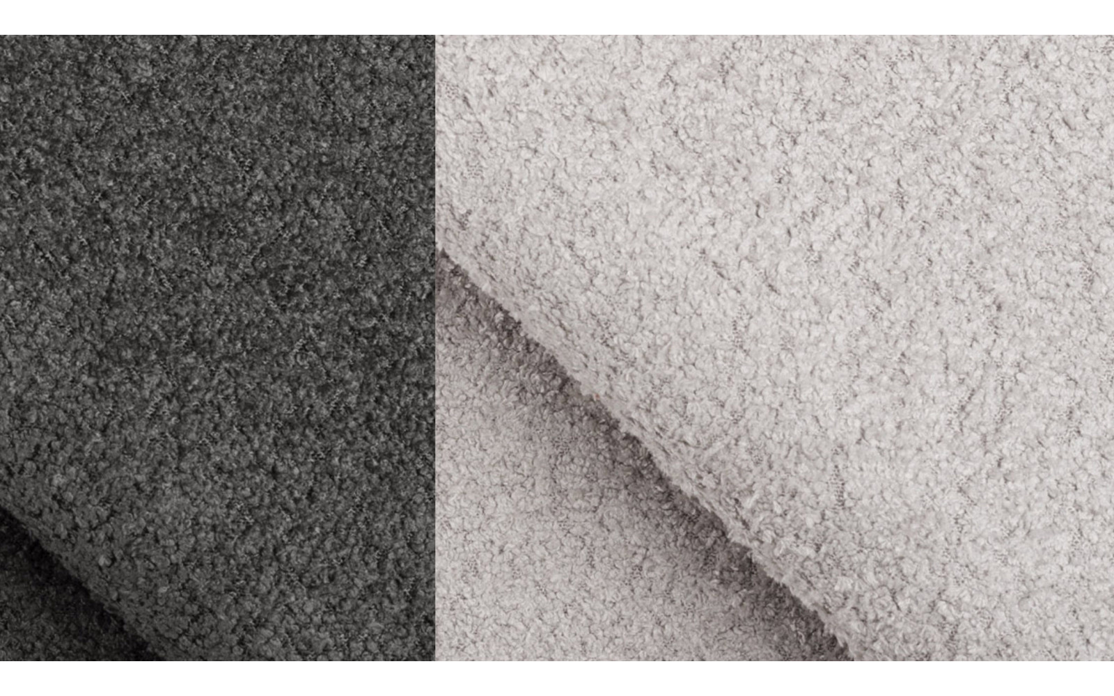 Ecksofa 5-Sitzer CALME, hellgrau