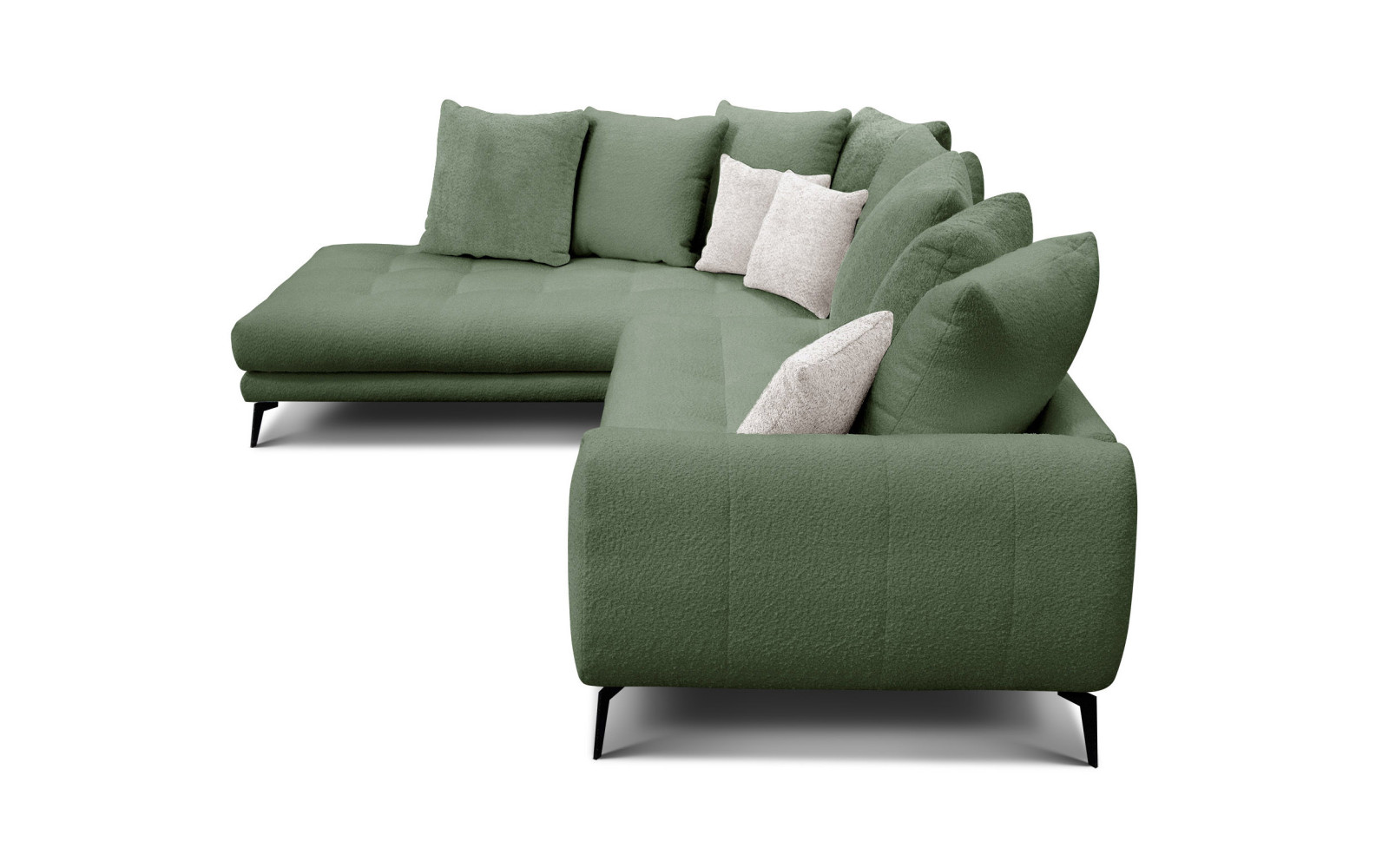 Ecksofa 5-Sitzer CALME, olive