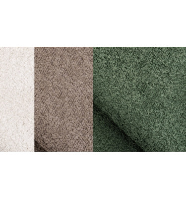 Ecksofa 5-Sitzer CALME, olive und beige