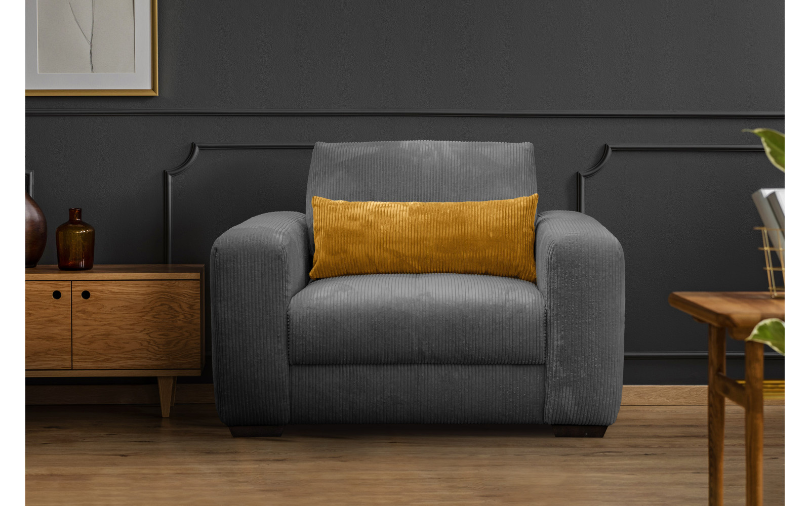 Sessel OLI, dunkelgrau