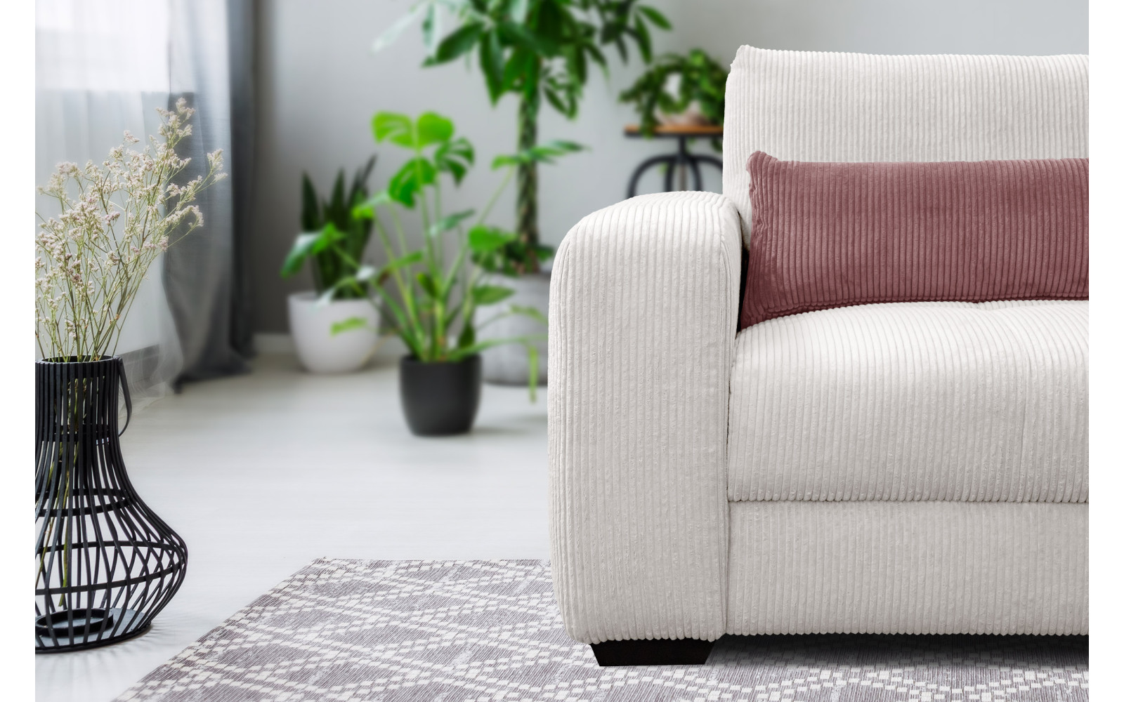 Sessel OLI, perlweiß