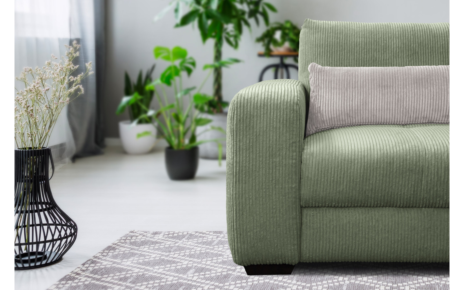 Sessel OLI, salbeigrün