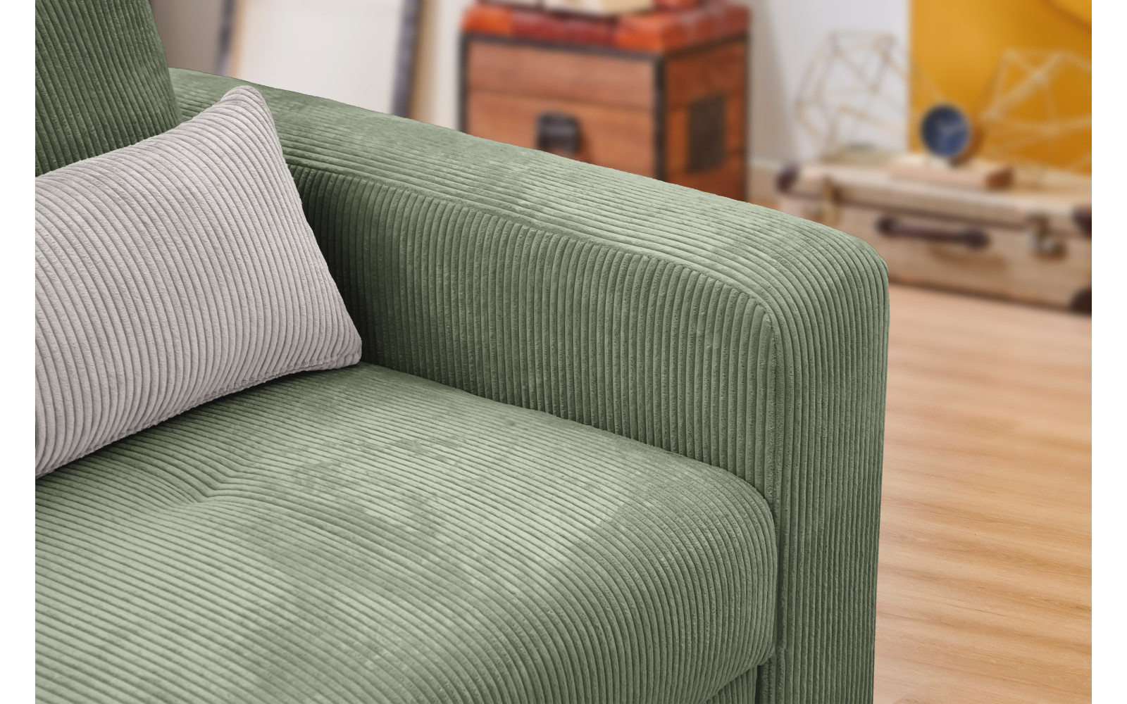 Sessel OLI, salbeigrün