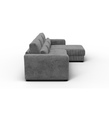 Ecksofa 4-Sitzer rechts OLI, dunkelgrau