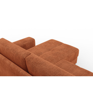 Ecksofa 4-Sitzer rechts OLI, orange
