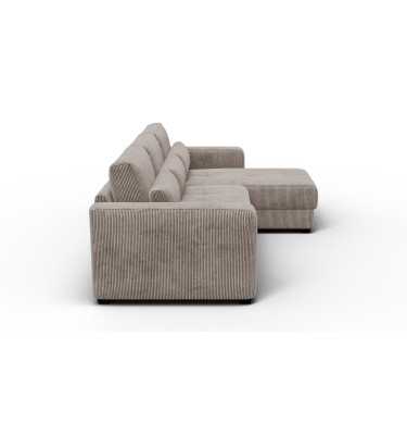 Ecksofa 4-Sitzer rechts OLI, taupe