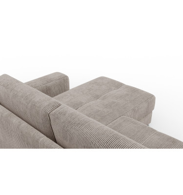 Ecksofa 4-Sitzer rechts OLI, taupe