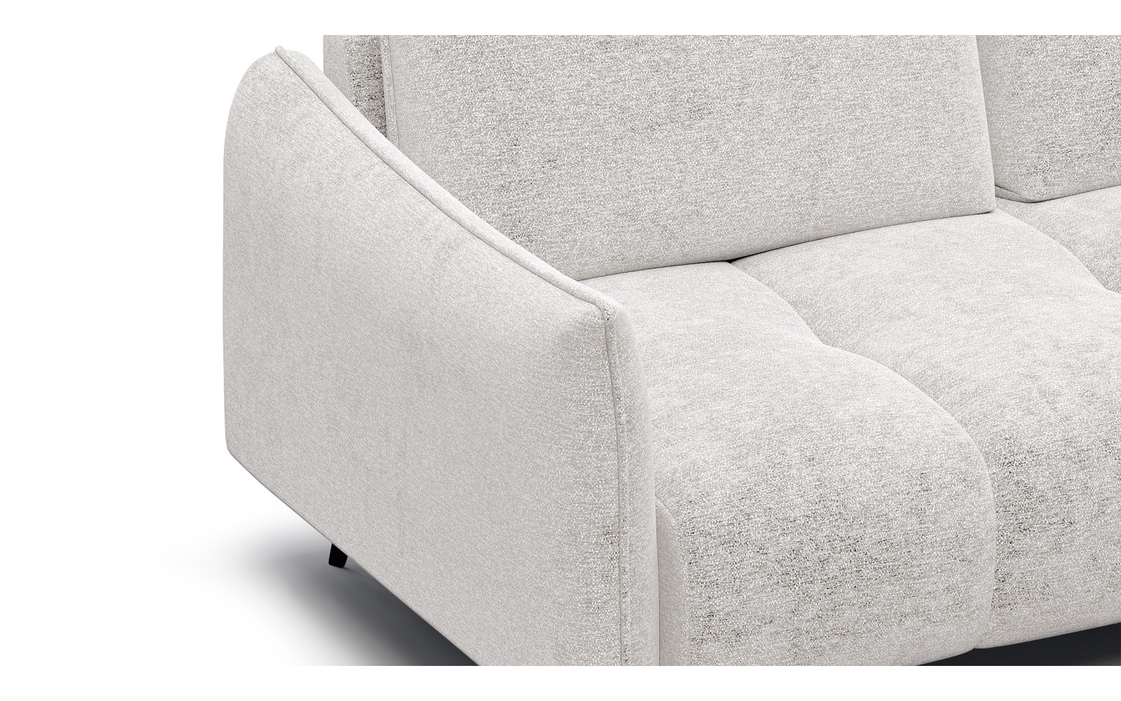 Ecksofa 5-Sitzer rechts AERA, ecru