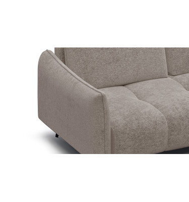 Ecksofa 5-Sitzer rechts AERA, dunkelbeige