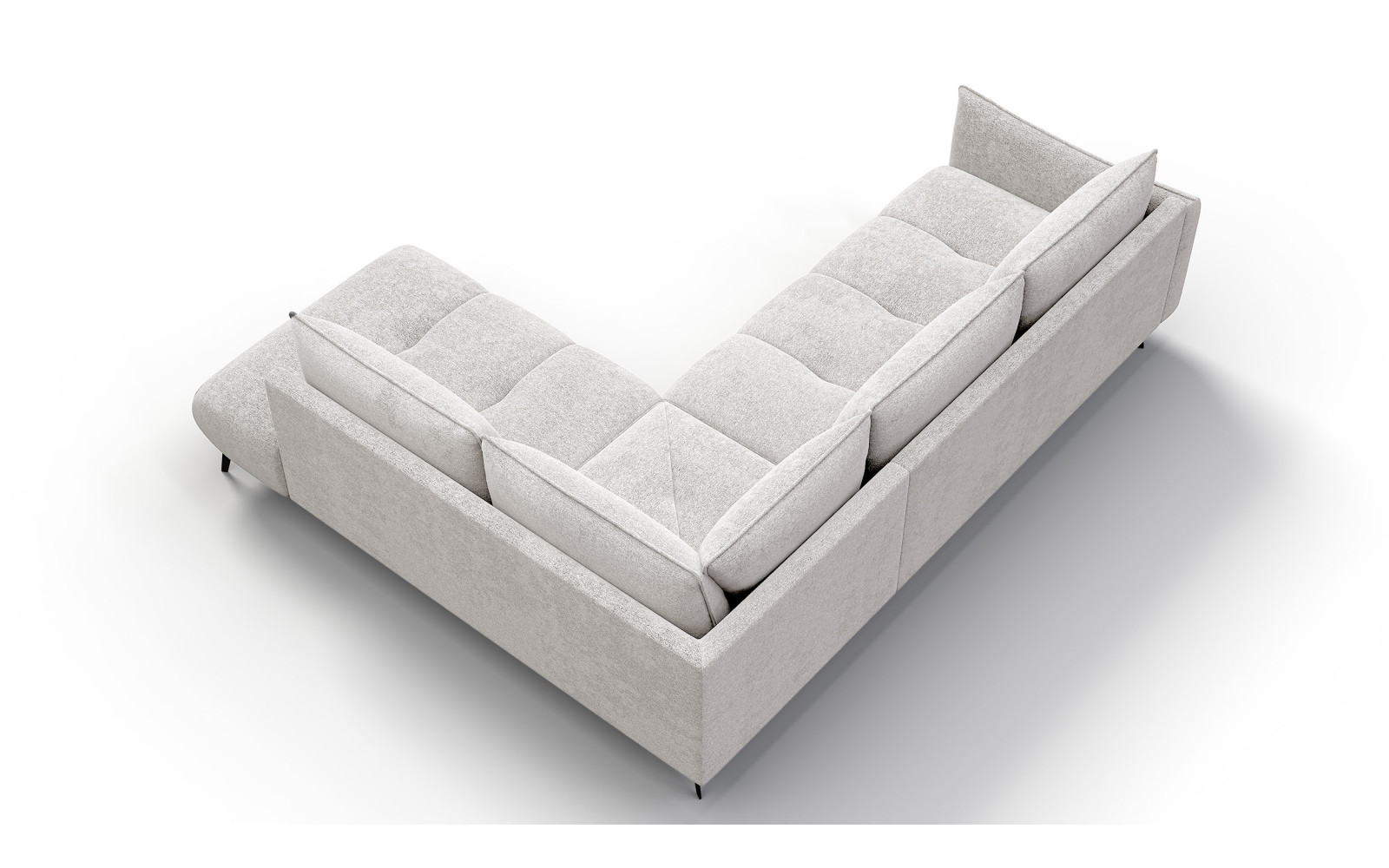 Ecksofa 5-Sitzer rechts AERA, ecru