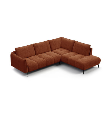 Ecksofa 5-Sitzer rechts AERA, orange