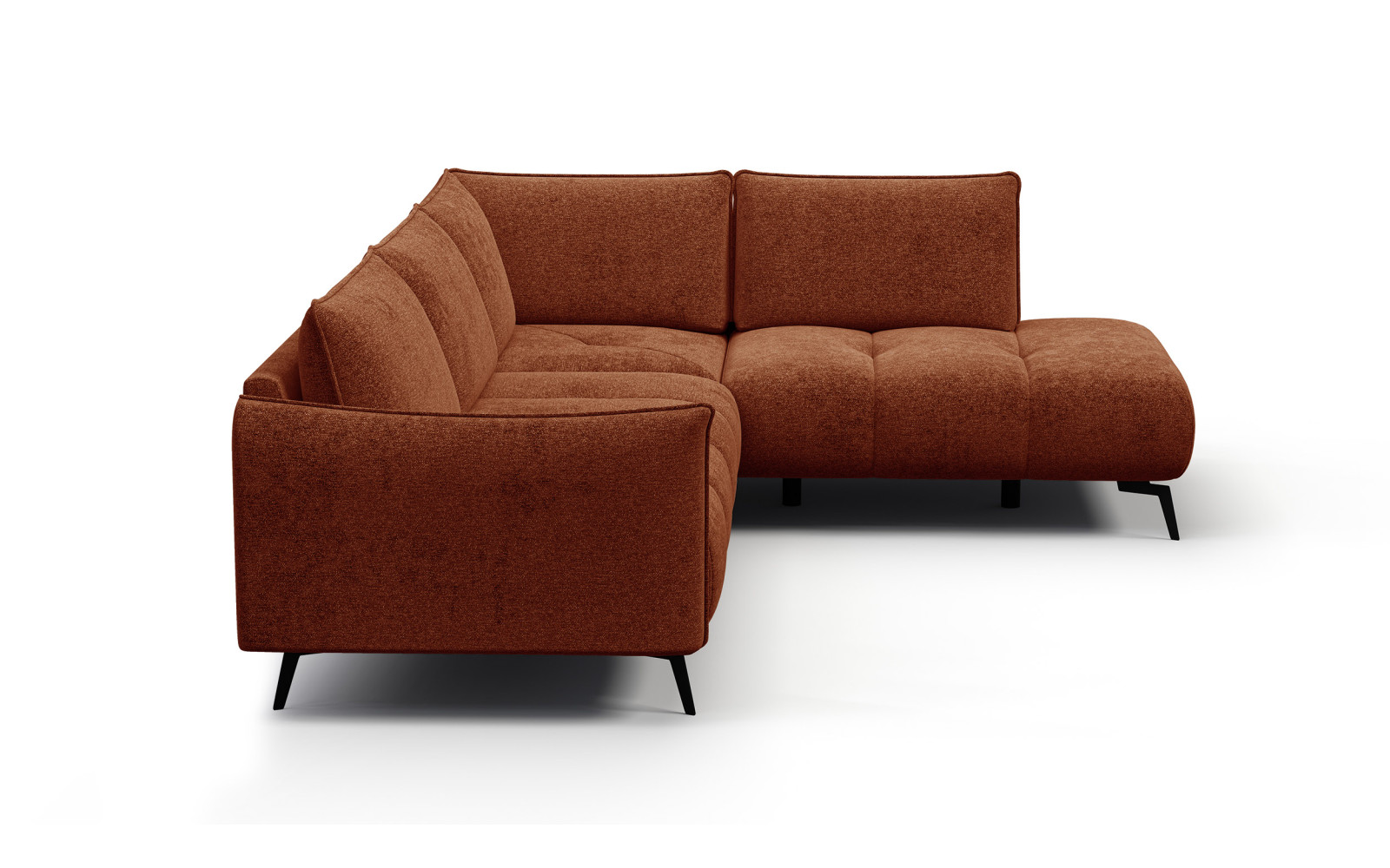 Ecksofa 5-Sitzer rechts AERA, orange