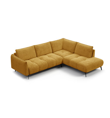 Ecksofa 5-Sitzer rechts AERA, gelb