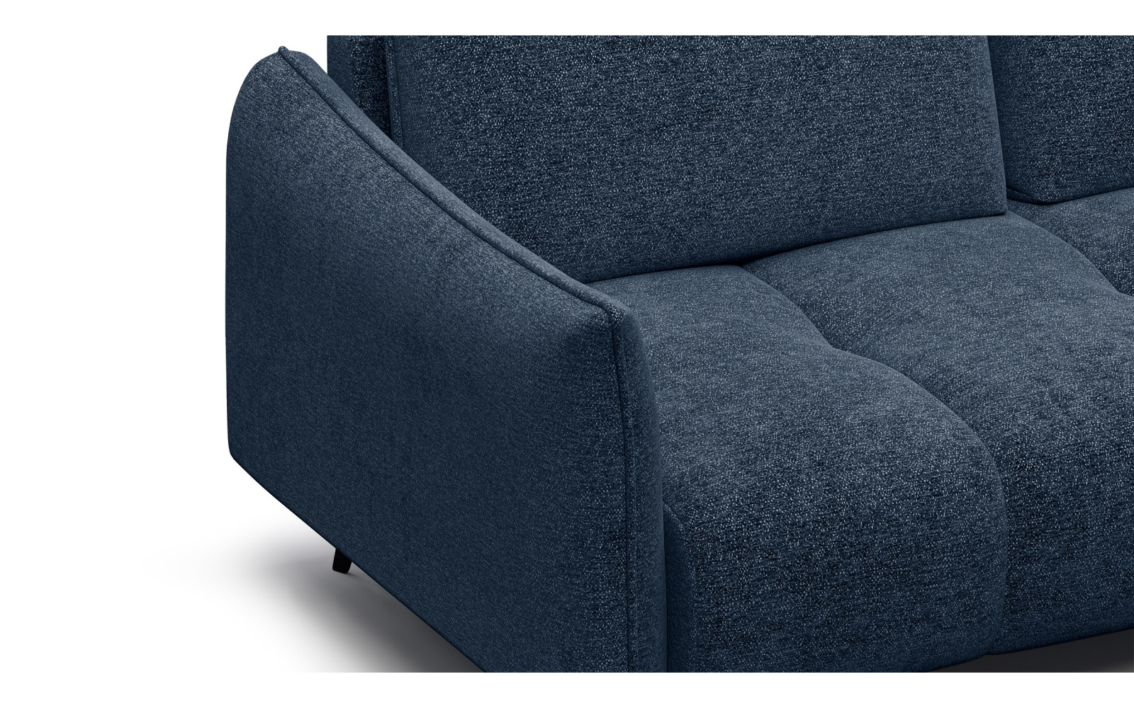 Ecksofa 5-Sitzer rechts AERA, dunkelblau