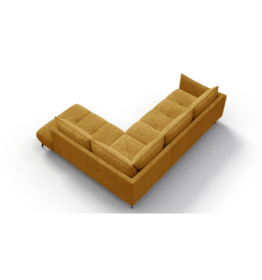 Ecksofa 5-Sitzer rechts AERA, gelb