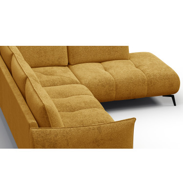 Ecksofa 5-Sitzer rechts AERA, gelb