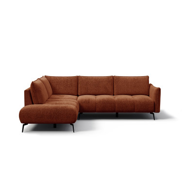 Ecksofa 5-Sitzer links AERA, orange