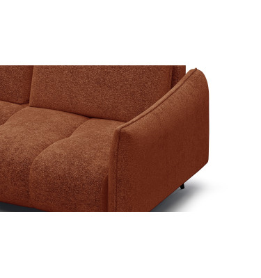 Ecksofa 5-Sitzer links AERA, orange