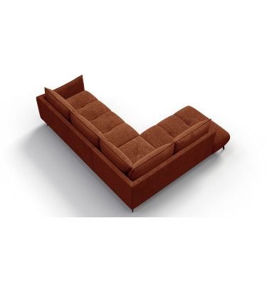 Ecksofa 5-Sitzer links AERA, orange