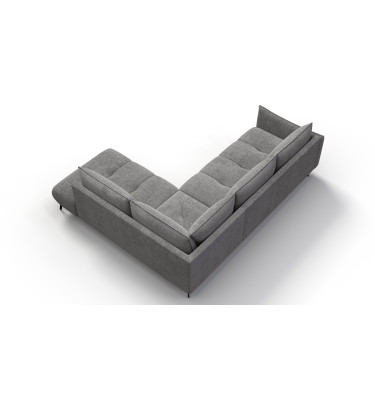 Ecksofa 5-Sitzer rechts AERA, platingrau