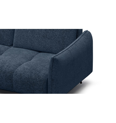 Ecksofa 5-Sitzer links AERA, dunkelblau