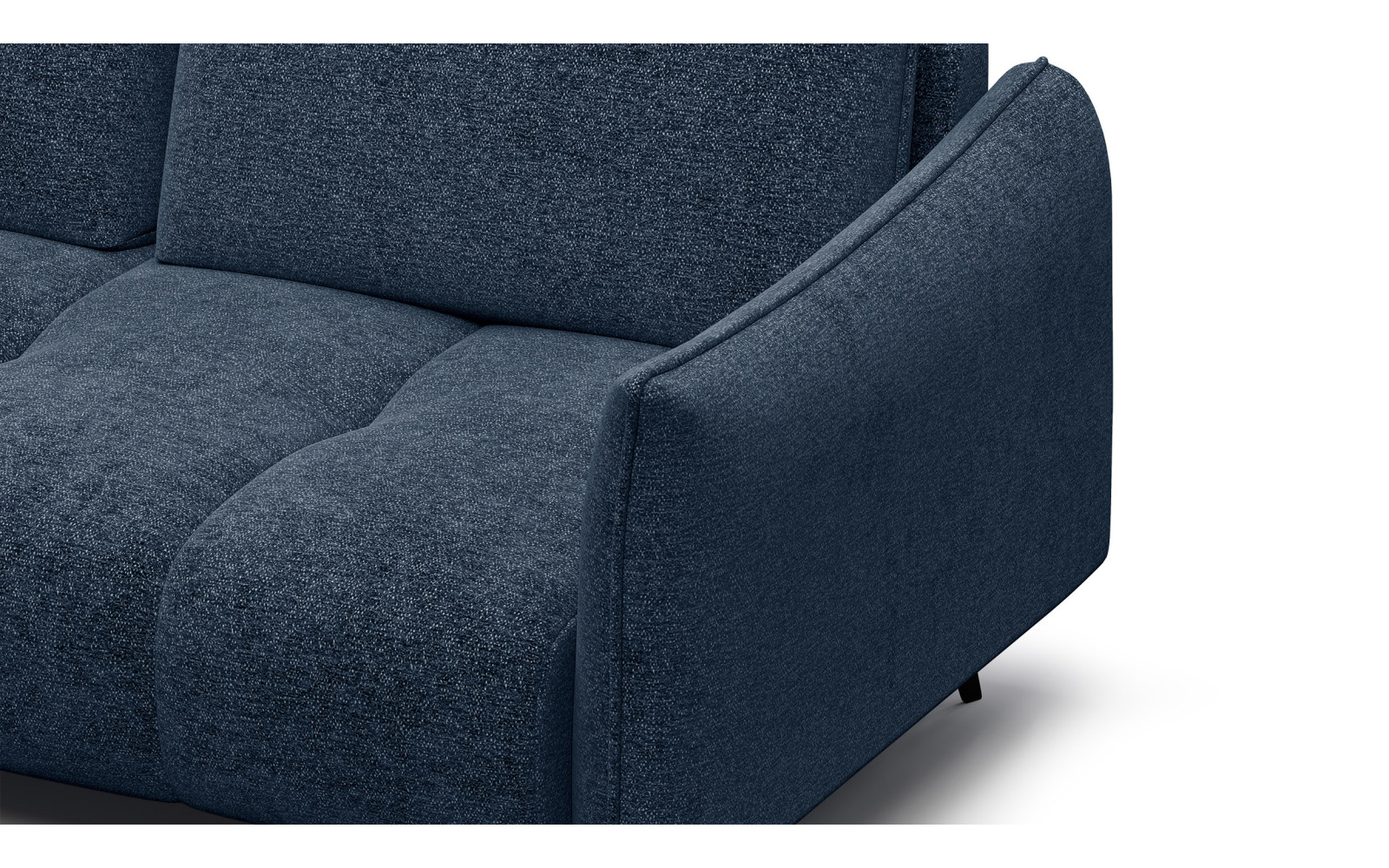 Ecksofa 5-Sitzer links AERA, dunkelblau