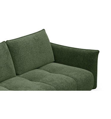 Ecksofa 5-Sitzer links AERA, dunkelgrün