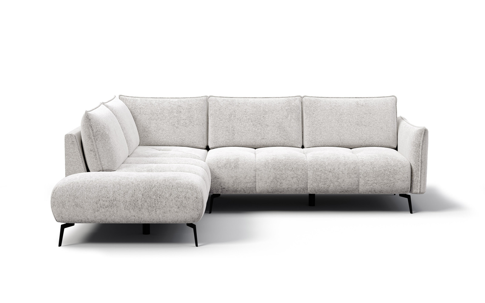 Ecksofa 5-Sitzer links AERA, ecru