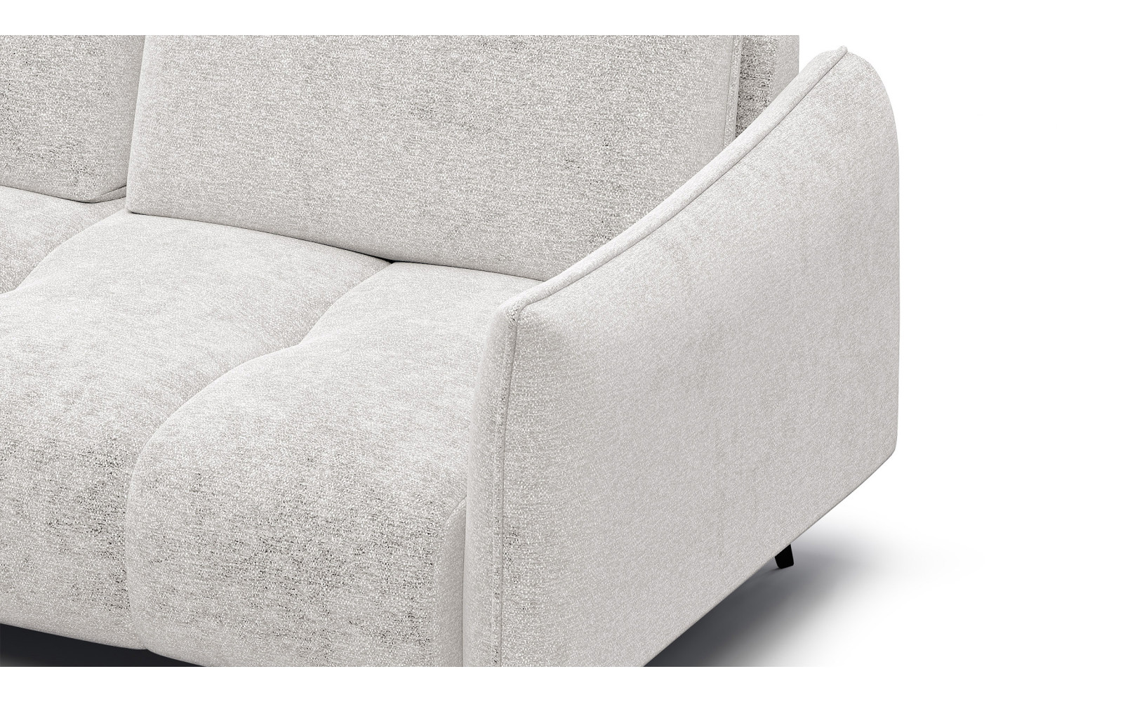 Ecksofa 5-Sitzer links AERA, ecru