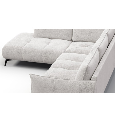 Ecksofa 5-Sitzer links AERA, ecru