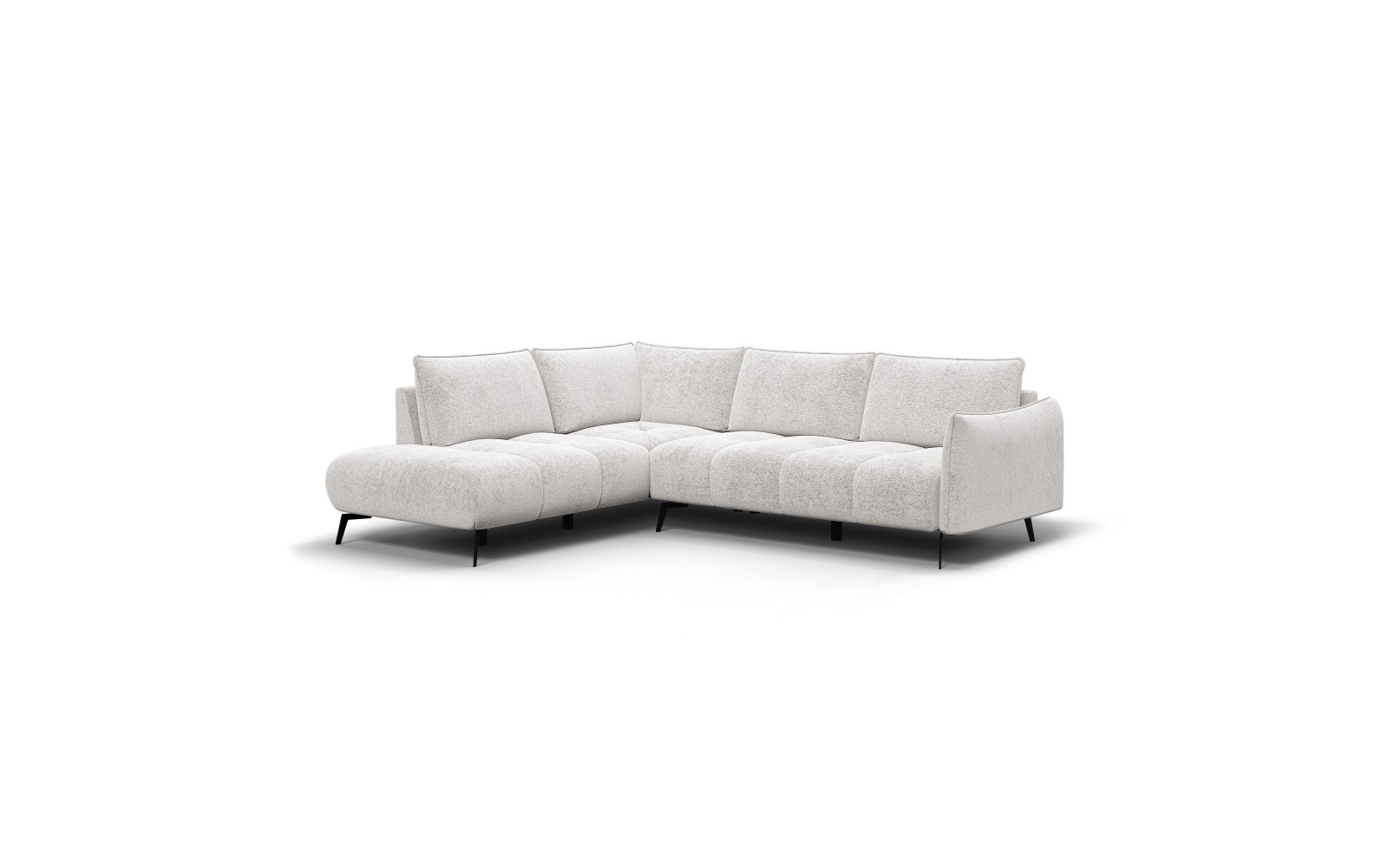 Ecksofa 5-Sitzer links AERA, ecru