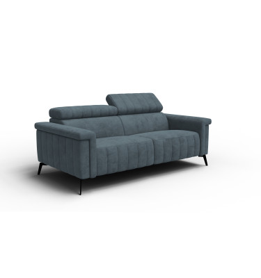 Sofa 3-Sitzer NORDEL, blaugrau