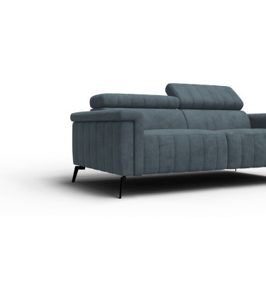Sofa 3-Sitzer NORDEL, blaugrau