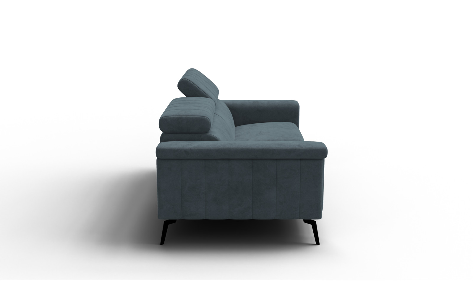 Sofa 3-Sitzer NORDEL, blaugrau